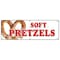 Signmission SOFT PRETZELS BANNER SIGN pretzel stand cart signs fresh hot baked big huge B-72 Soft Pretzels - alternate 1